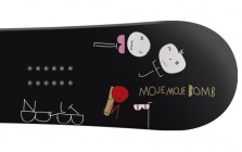 black bomb snowboard