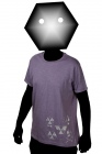 toxique band men's purple t-shirt silver print