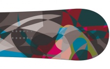 camouflage snowboard